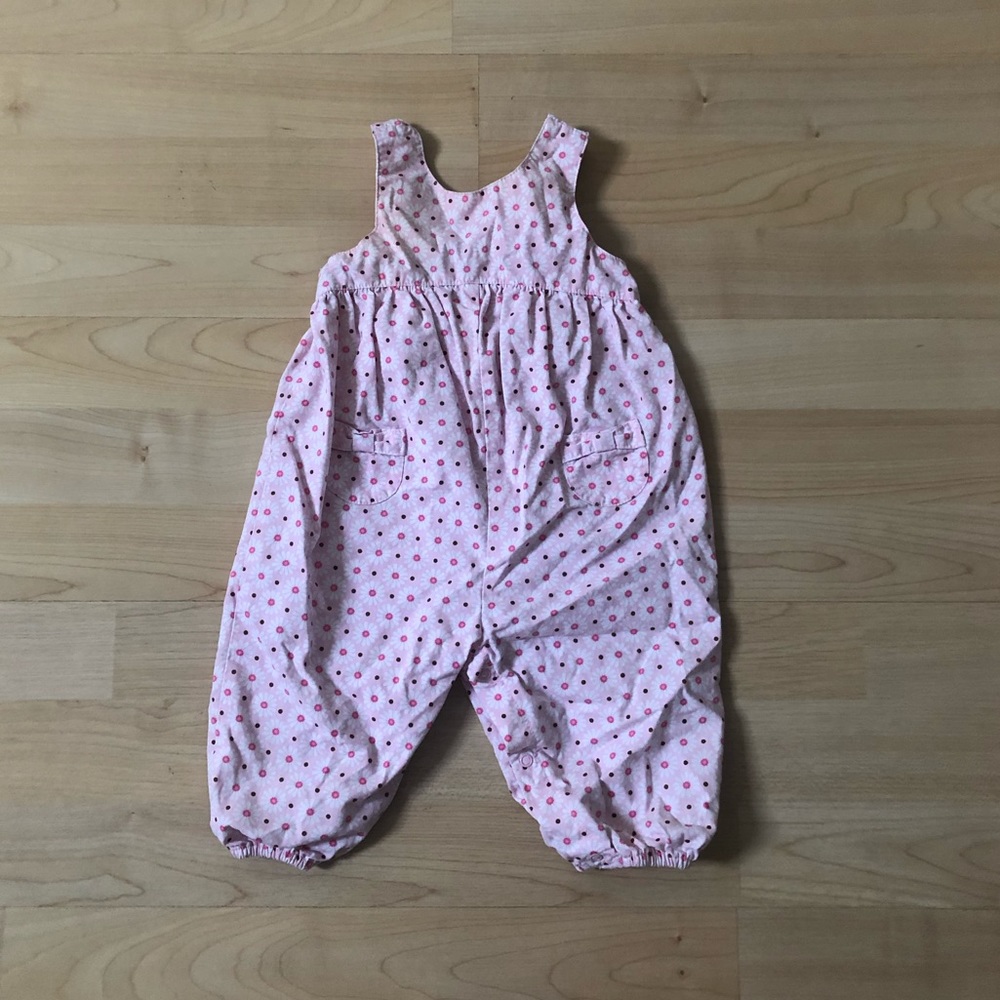Carter’s cotton overalls with bow